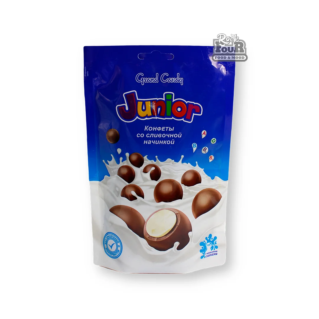Կոնֆետներ «Grand Candy Junior» սերուցքային միջուկով 60գ